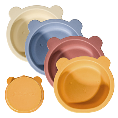 Bear-Shaped Silicone Suction Bowl