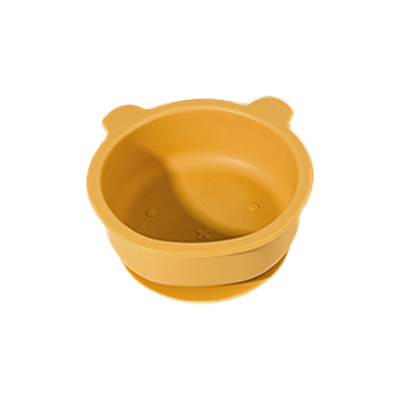 Bear-Shaped Silicone Suction Bowl