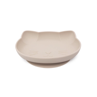 Cat-Shaped Silicone Suction Plate for Toddlers