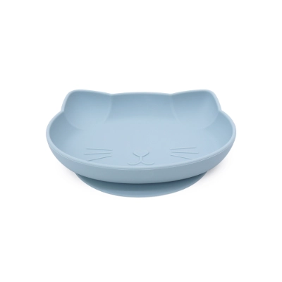 Cat-Shaped Silicone Suction Plate for Toddlers