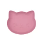 Cat-Shaped Silicone Suction Plate for Toddlers