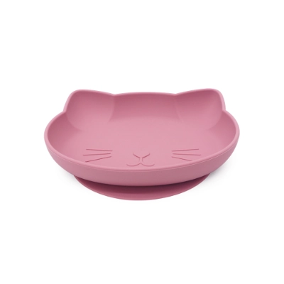 Cat-Shaped Silicone Suction Plate for Toddlers