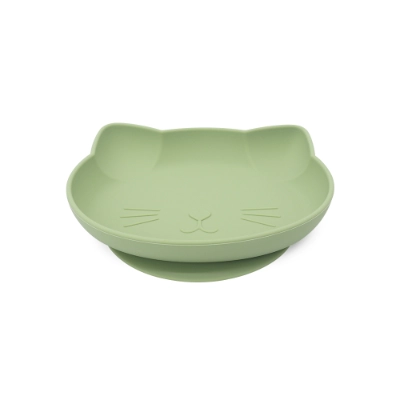 Cat-Shaped Silicone Suction Plate for Toddlers