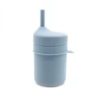 Portable Silicone Toddler Cup with Lid & Straw