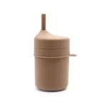Portable Silicone Toddler Cup with Lid & Straw