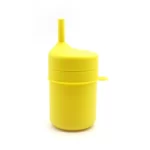 Portable Silicone Toddler Cup with Lid & Straw