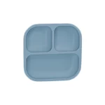 Silicone Divided Suction Plate – 3 Compartments