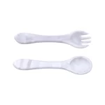 Soft Silicone Baby Fork & Spoon Set