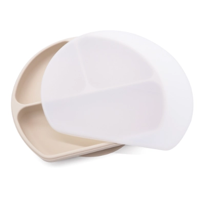 Silicone Divided Suction Plate with Lid