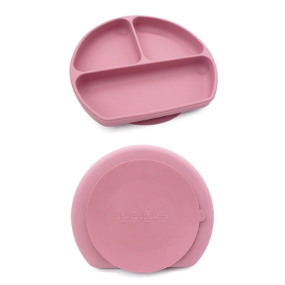 Silicone Divided Suction Plate with Lid
