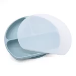 Silicone Divided Suction Plate with Lid