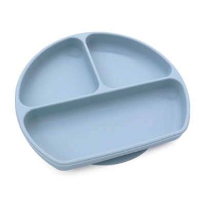 Silicone Divided Suction Plate with Lid