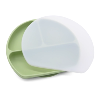 Silicone Divided Suction Plate with Lid
