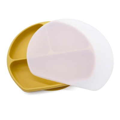 Silicone Divided Suction Plate with Lid