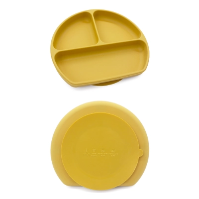 Silicone Divided Suction Plate with Lid