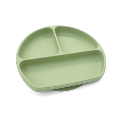 Silicone Divided Suction Plate with Lid