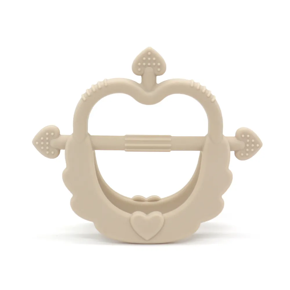 Cupid Heart Handle Teether