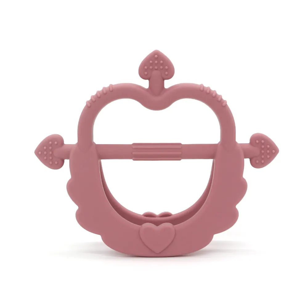 Cupid Heart Handle Teether