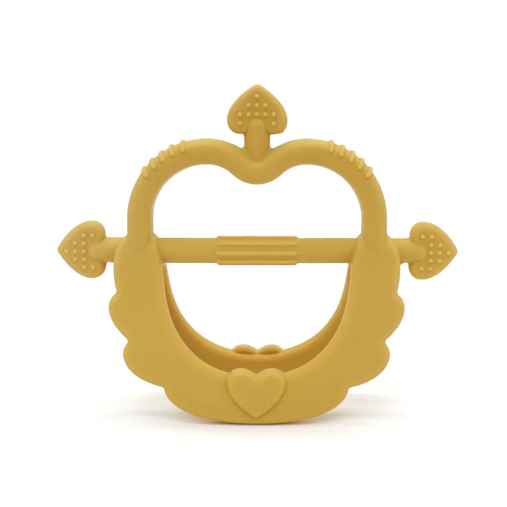 Cupid Heart Handle Teether