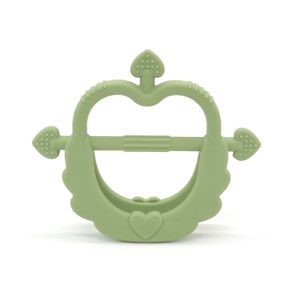 Cupid Heart Handle Teether