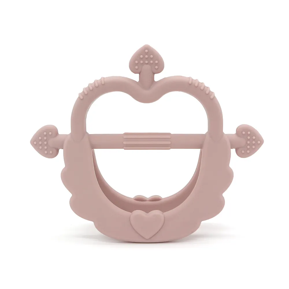 Cupid Heart Handle Teether