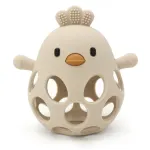 Hollow Chick Silicone Teether Ball