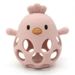 Hollow Chick Silicone Teether Ball