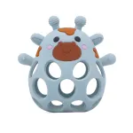 Hollow Silicone Giraffe Teether Ball