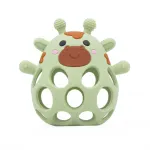 Hollow Silicone Giraffe Teether Ball