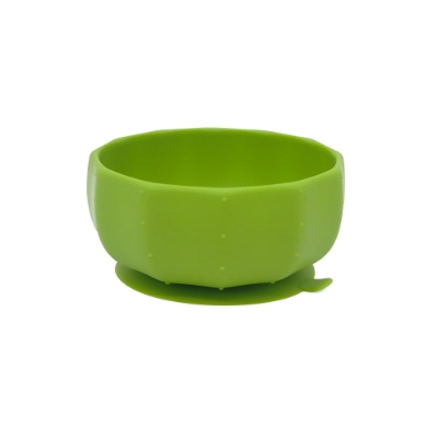 Geometric Silicone Toddler Bowl – Anti-Slip