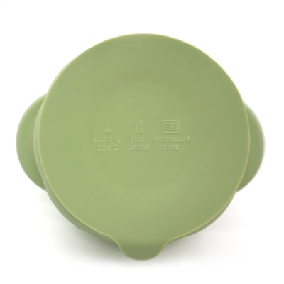 Silicone Suction Bowl with Handles for Baby