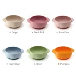 Silicone Suction Bowl with Handles for Baby