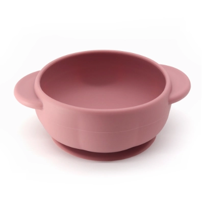 Silicone Suction Bowl with Handles for Baby