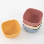 Mini Square Silicone Feeding Bowl