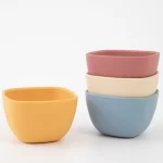 Mini Square Silicone Feeding Bowl