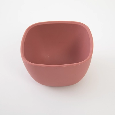 Mini Square Silicone Feeding Bowl