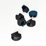 Round Silicone Cable Holder with Adhesive Backing